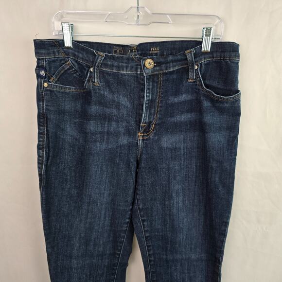 Rock & Republic Fixx Skinny Women's 16 Blue Dark Wash - Picture 3 of 16